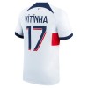 Maglia ufficiale Paris Saint Germain Vitinha 17 Trasferta 2023-24 per Uomo